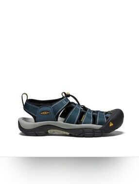 KEEN Newport H2 Men's Hiking Water Sandals Navy/Medium Gray Size 9.5 Wide NWOB